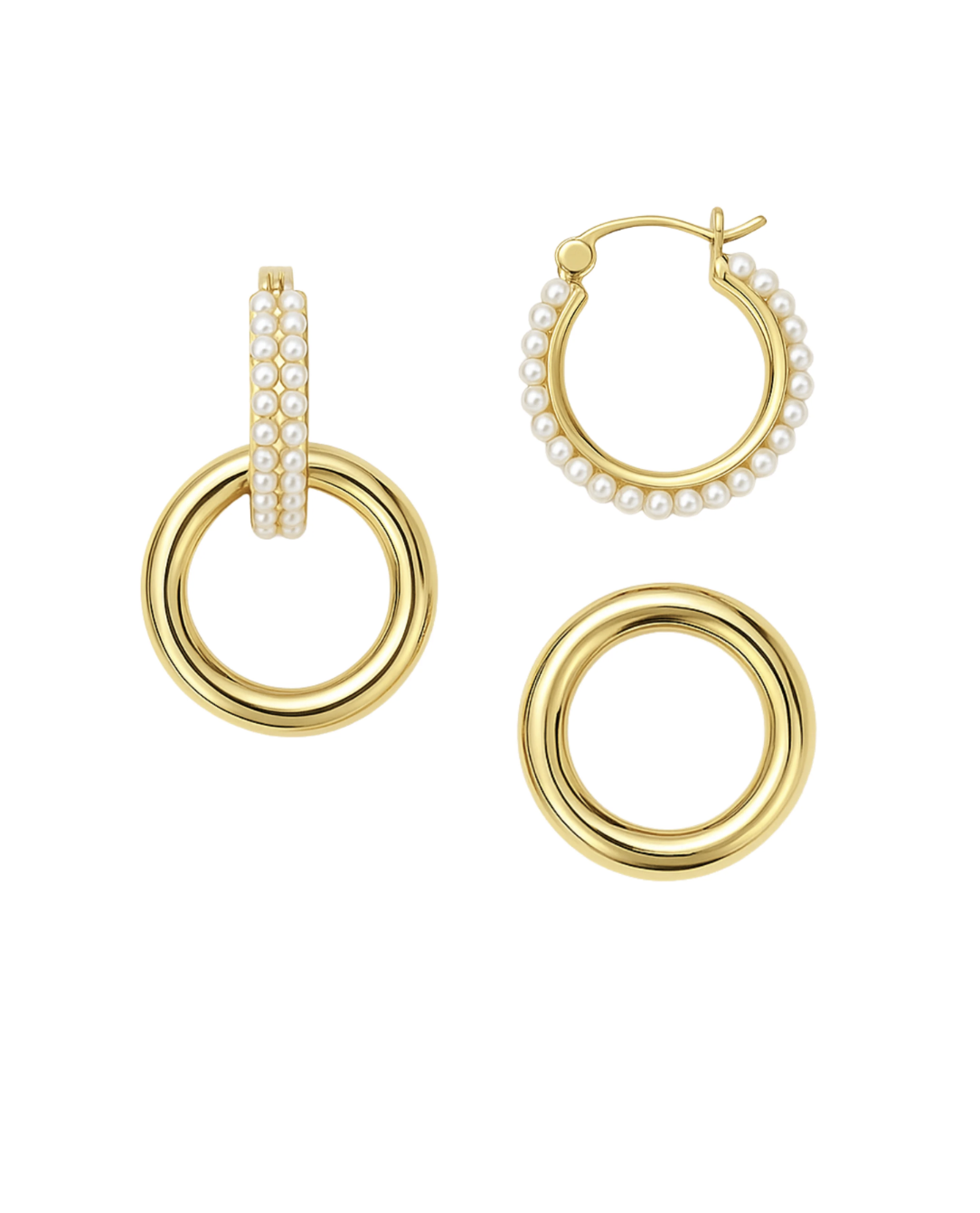 Holland Pearl Hoops