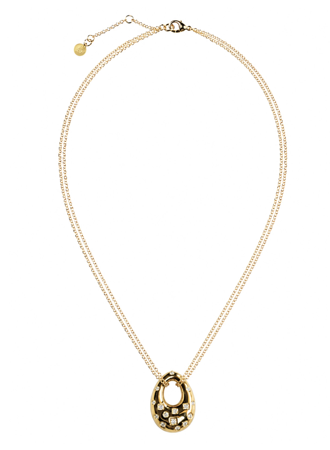 Kenn Double Chain Necklace