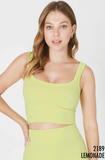 Chevron Rib Crop Top