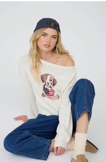 Patriotic Paws Sweater