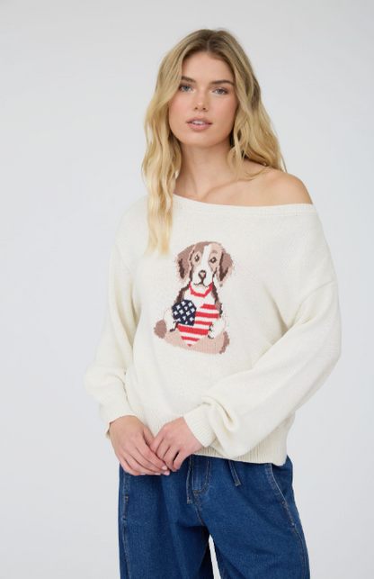 Patriotic Paws Sweater