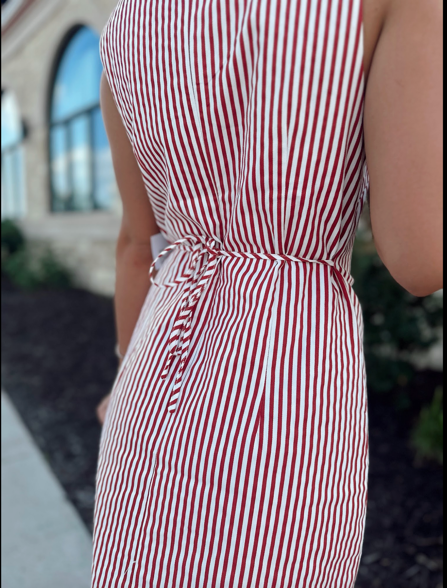 Zander Striped Mini Dress