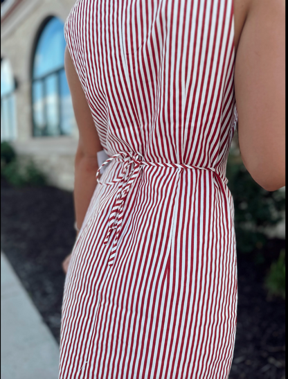 Zander Striped Mini Dress