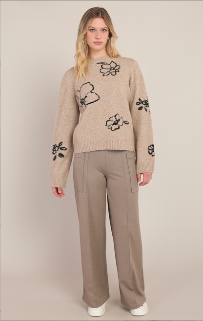 Floral Frenzy Sweater