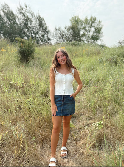Lainey Pointelle Tank