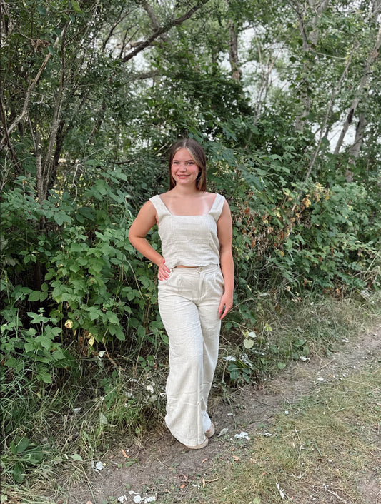 Magnolia Linen Top