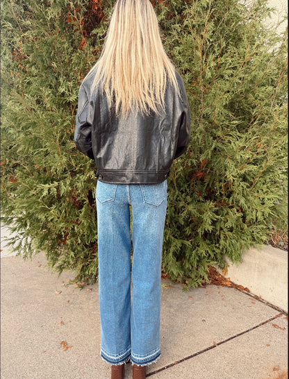 Chika Faux Leather Jacket