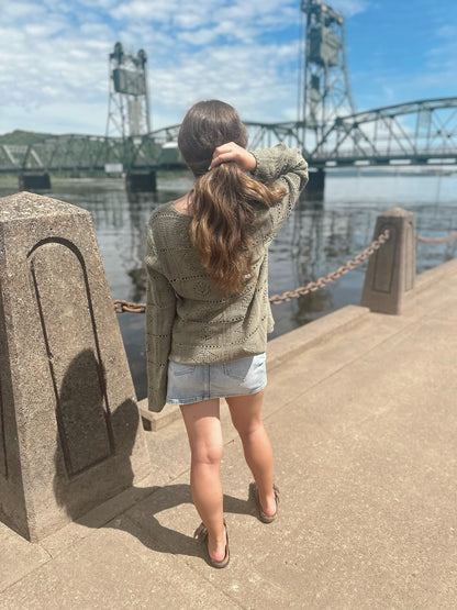 Daisy Crochet Cardi