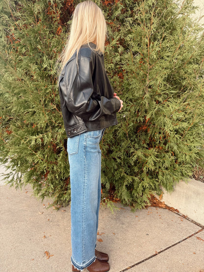 Chika Faux Leather Jacket