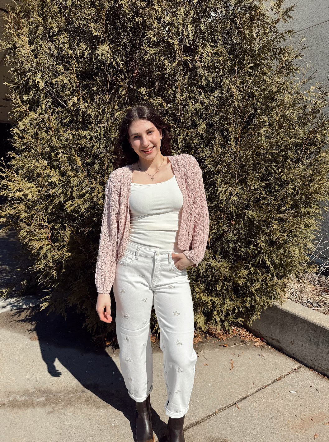 Sasha Cable Knit Cardi
