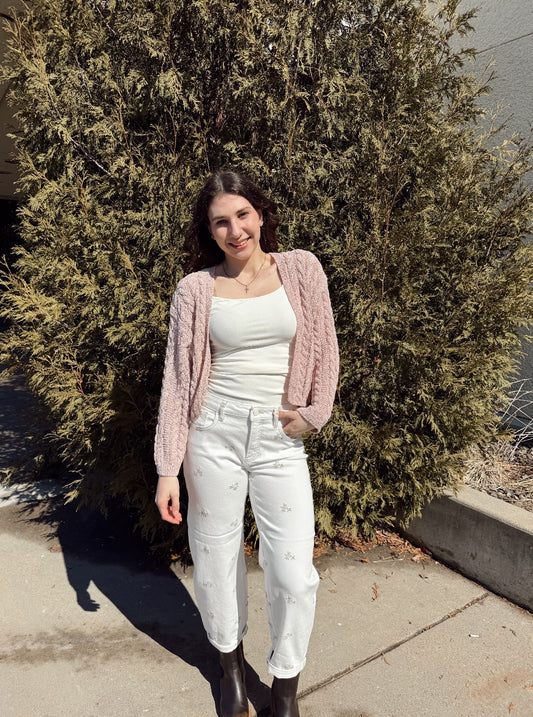 Sasha Cable Knit Cardi