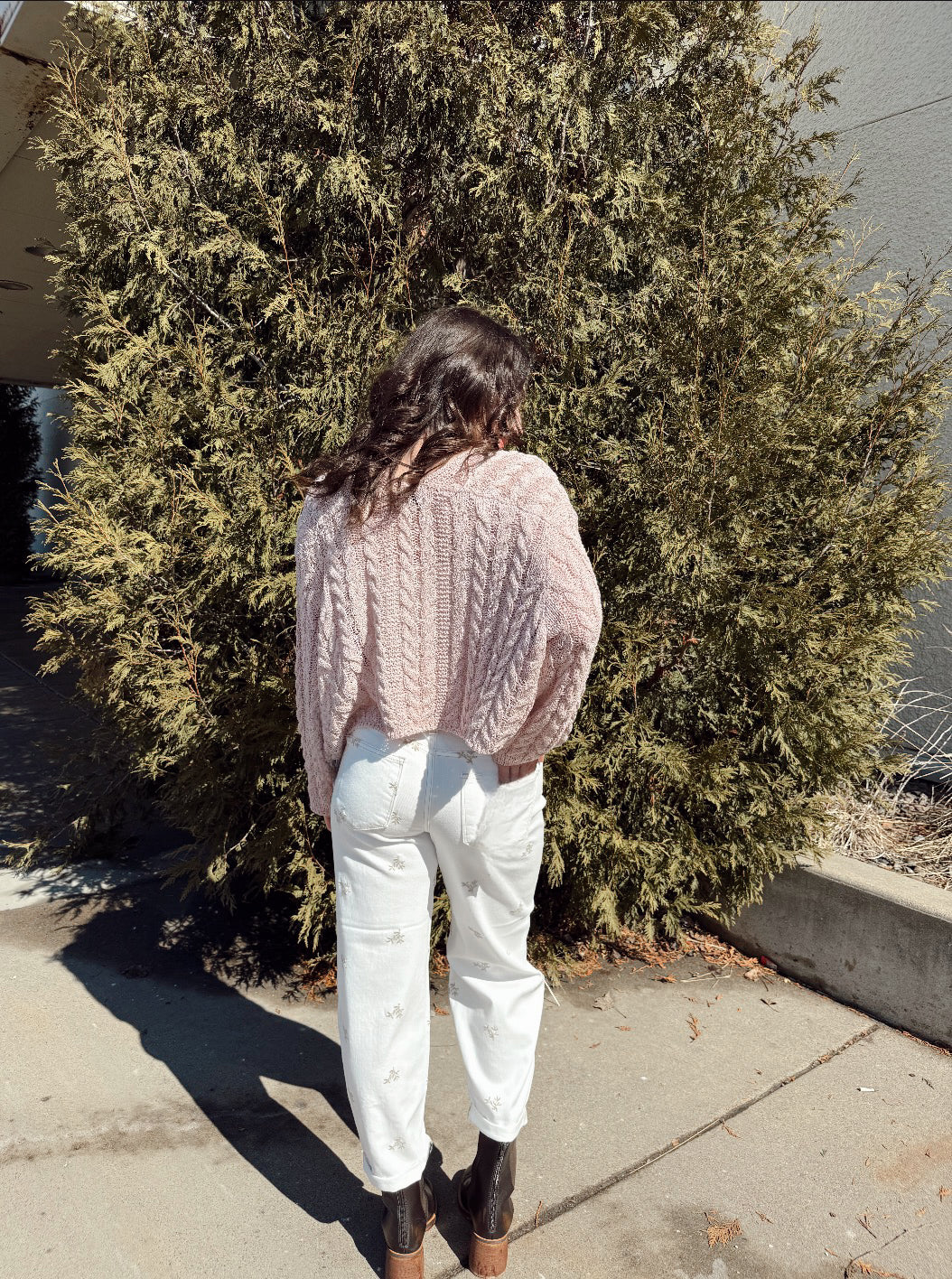 Sasha Cable Knit Cardi