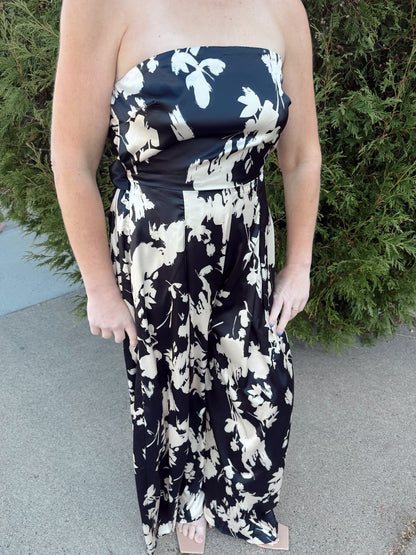 Mia Strapless Jumpsuit