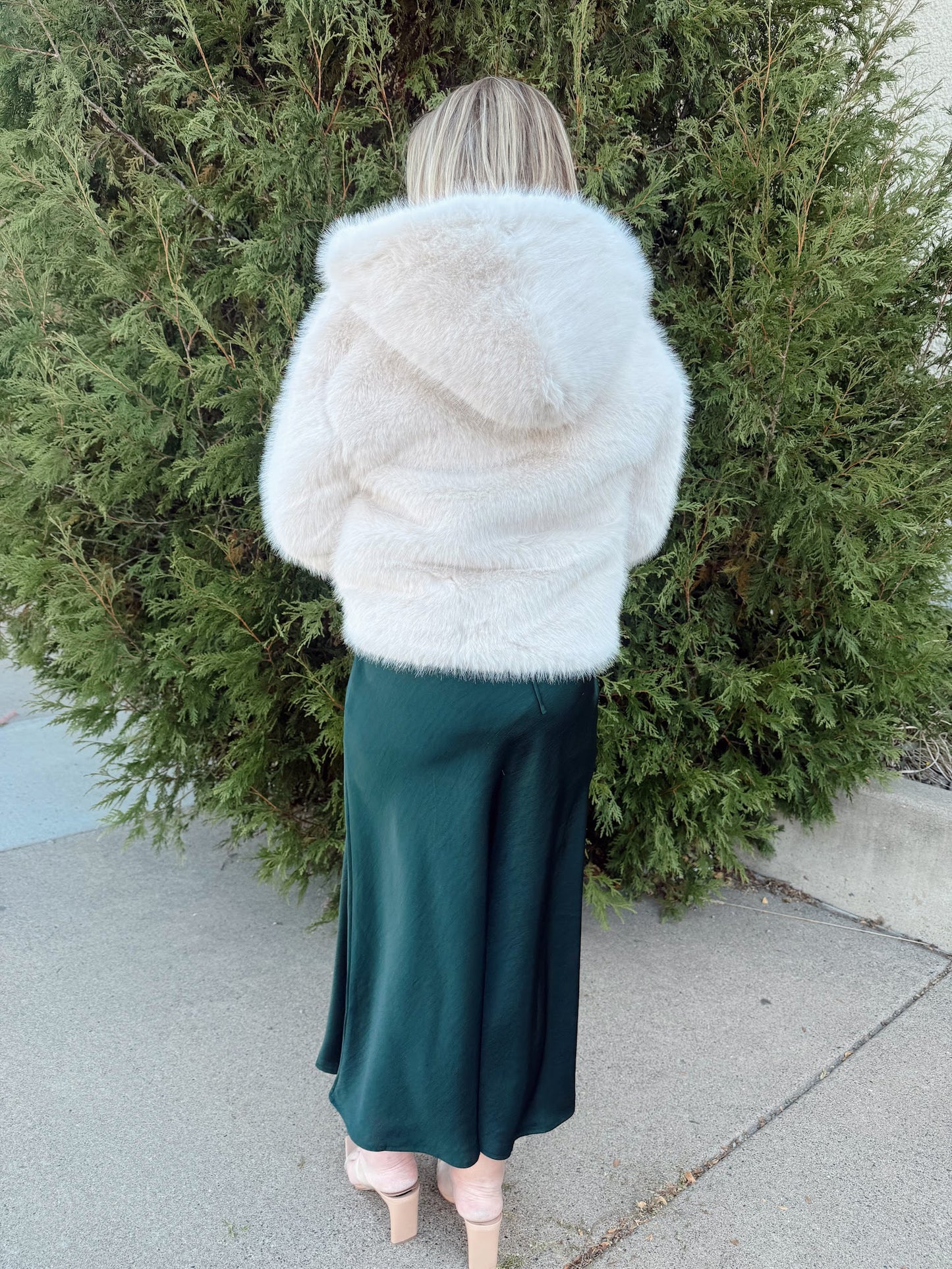 After Hours Satin Midi Dress