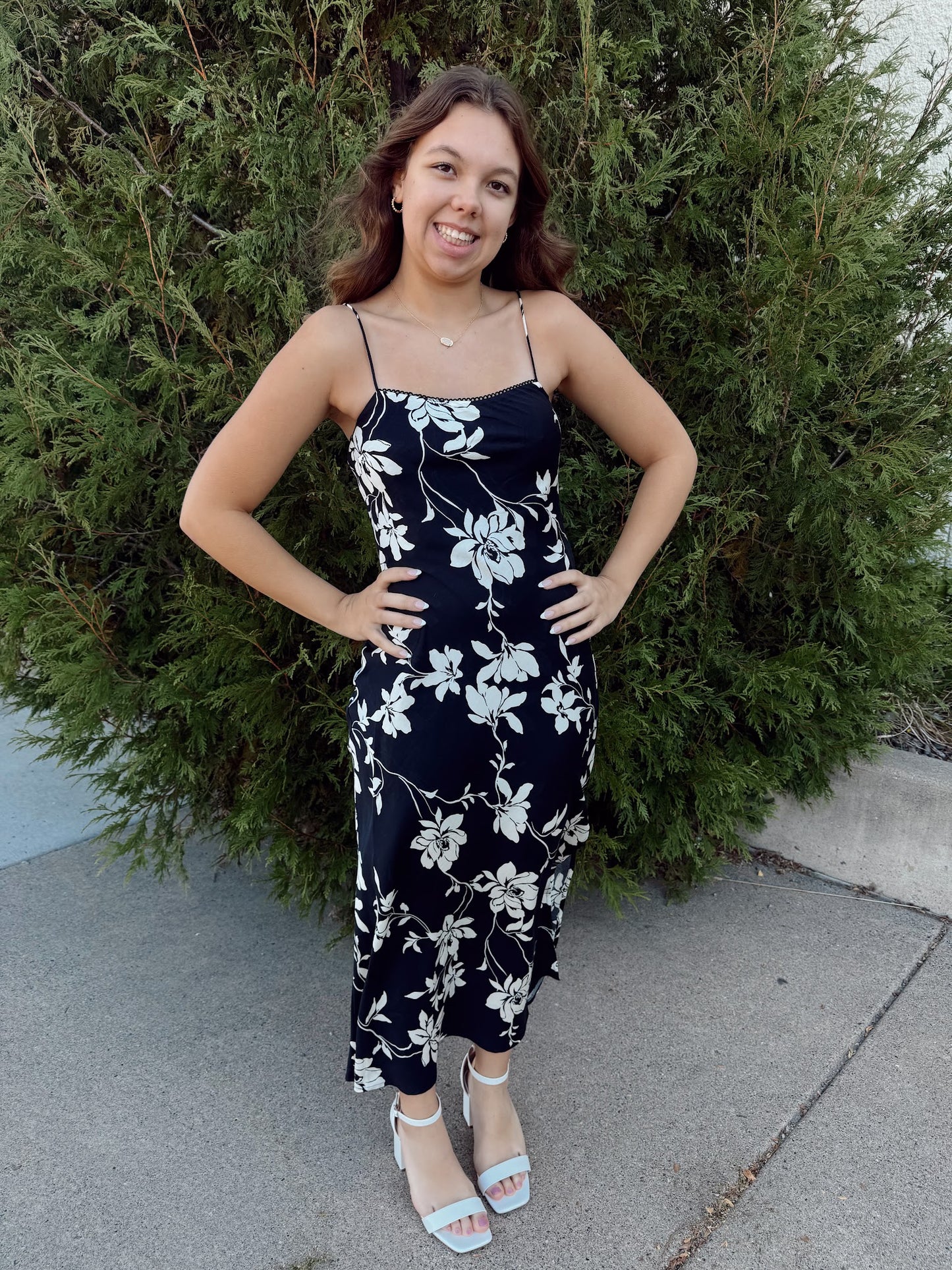 Cielo Clea Floral Midi Dress