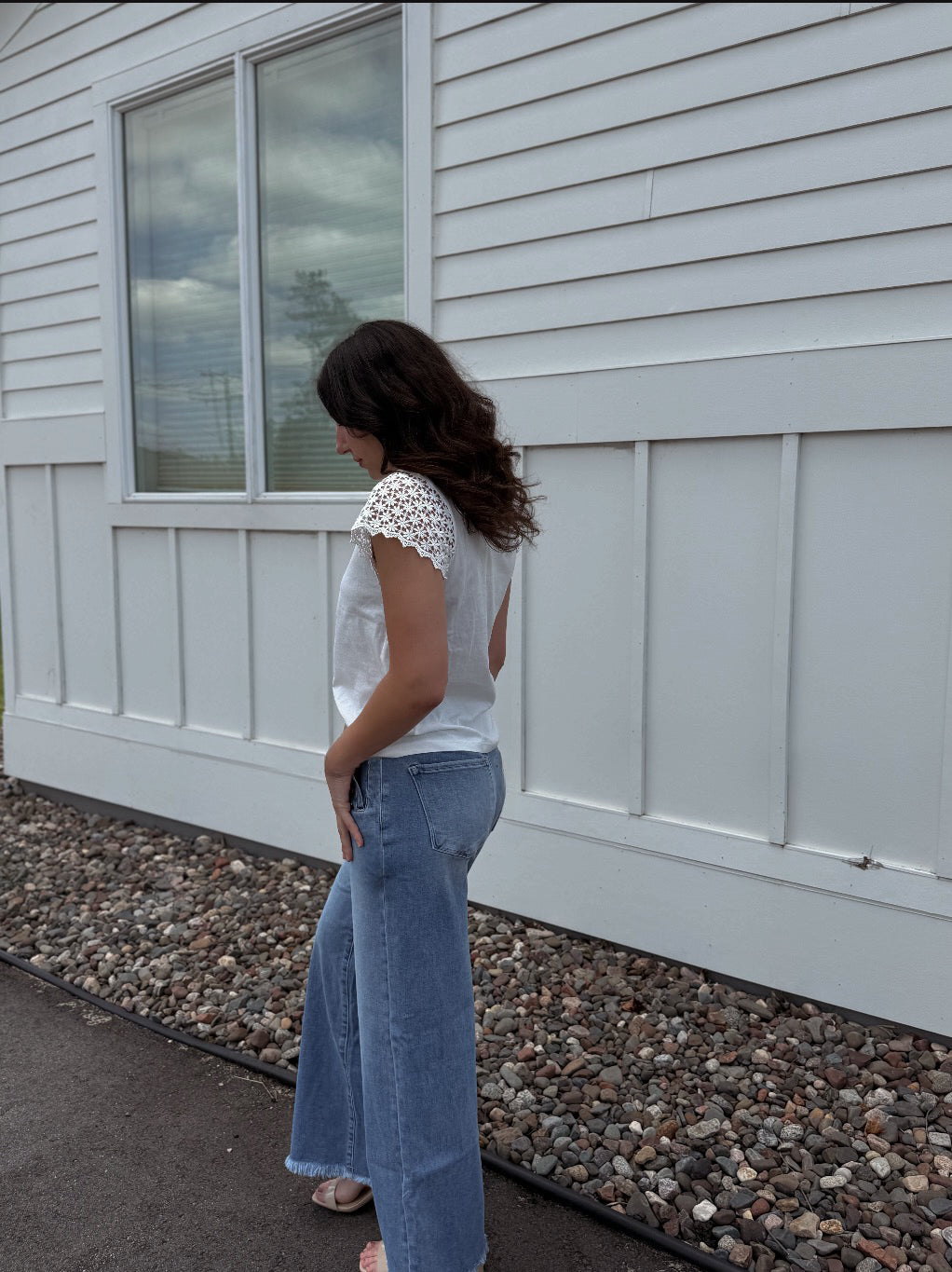 Chrystal HR Wide Denim