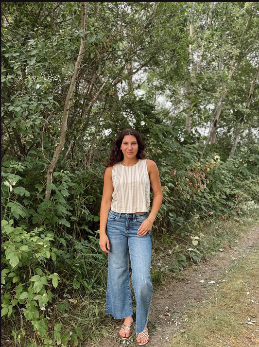 Sloane Knit Striped Top