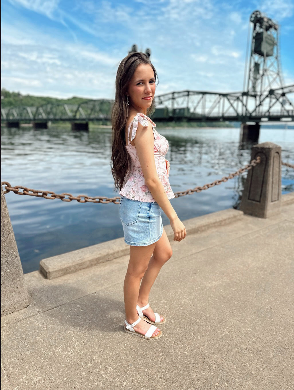 Mary Floral Tank