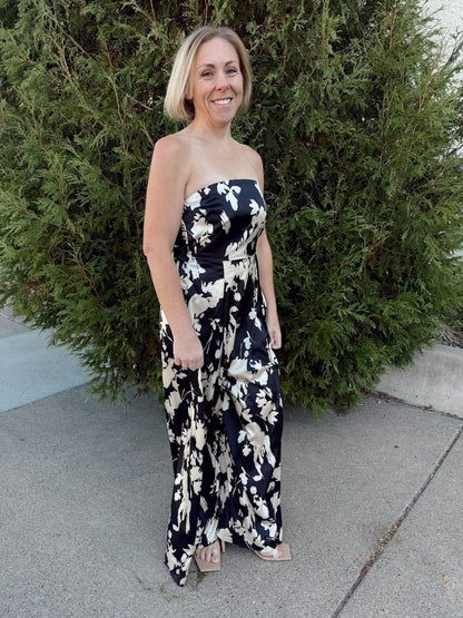 Mia Strapless Jumpsuit