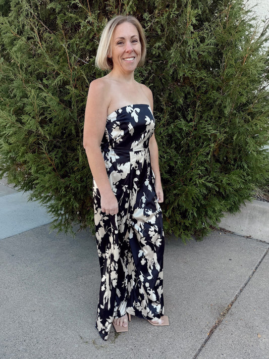 Mia Strapless Jumpsuit