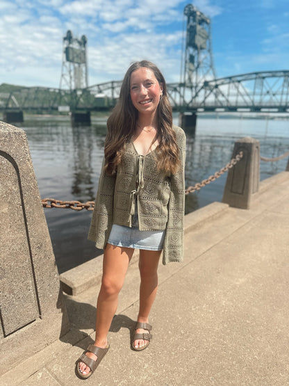 Daisy Crochet Cardi