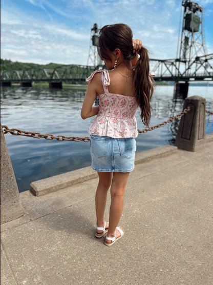 Mary Floral Tank