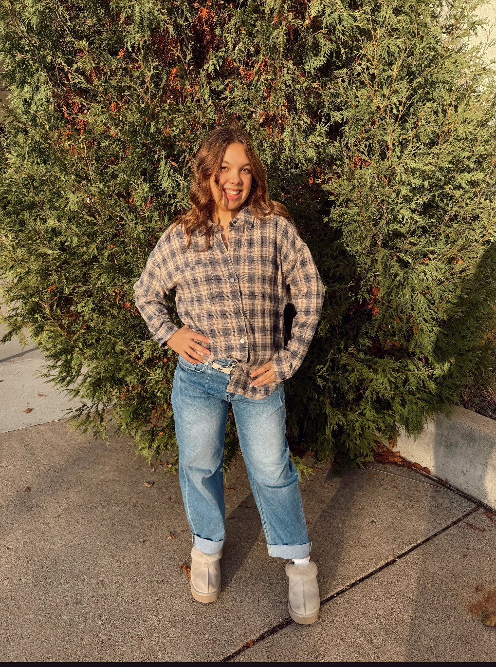 Catch You Later Plaid