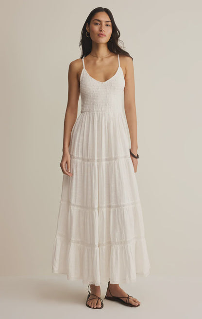 Behati Eyelet Midi Dress