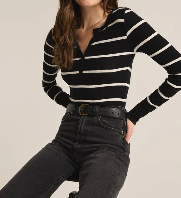 Scarlett Rib Henley