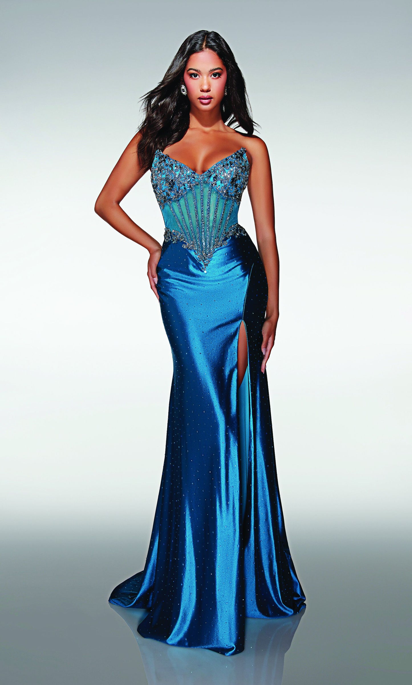 Deep Waves Gown