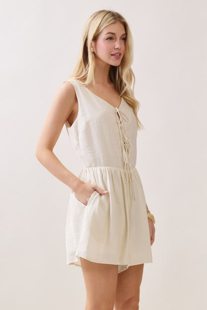 Abby Tie Romper