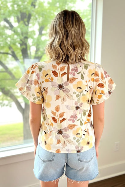 Cathy Floral Blouse