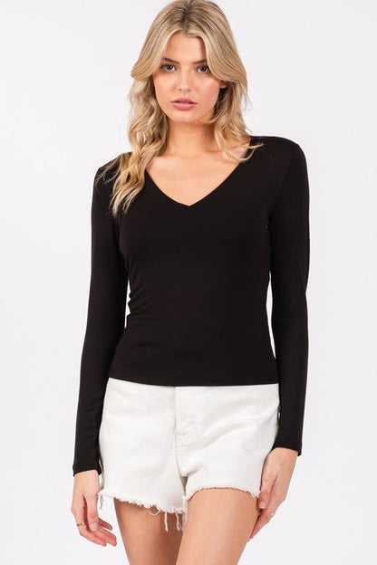 Emilie V-Neck Top