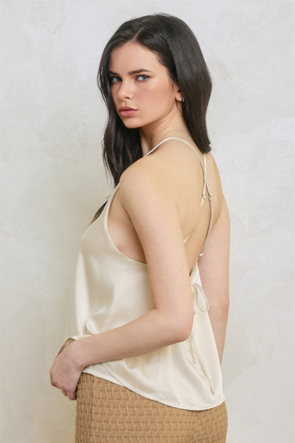 Raquel Satin Tank