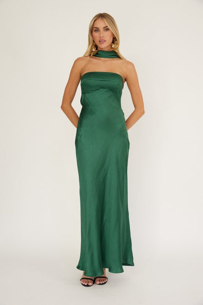 Halston Halter Maxi