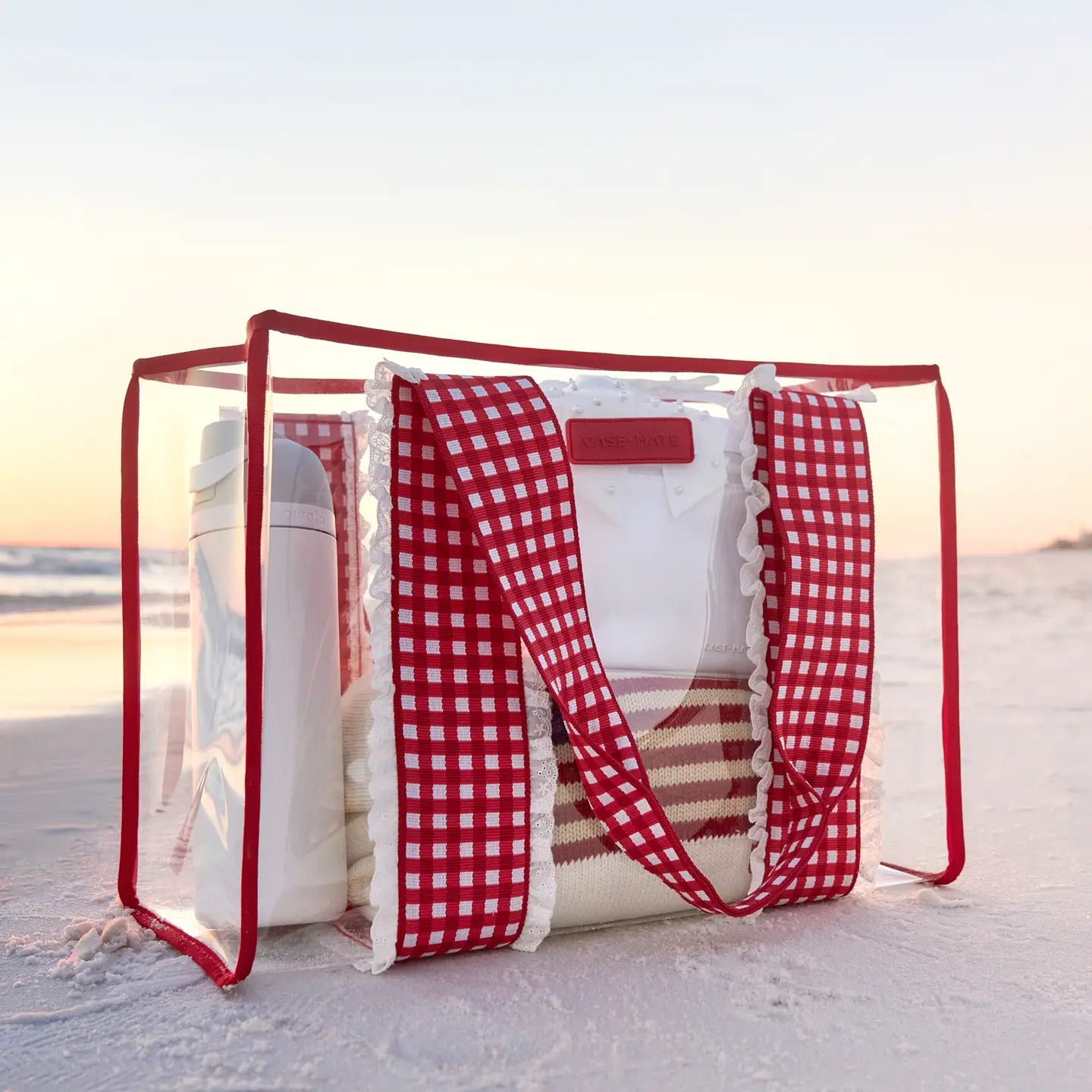 Gingham Jelly Tote