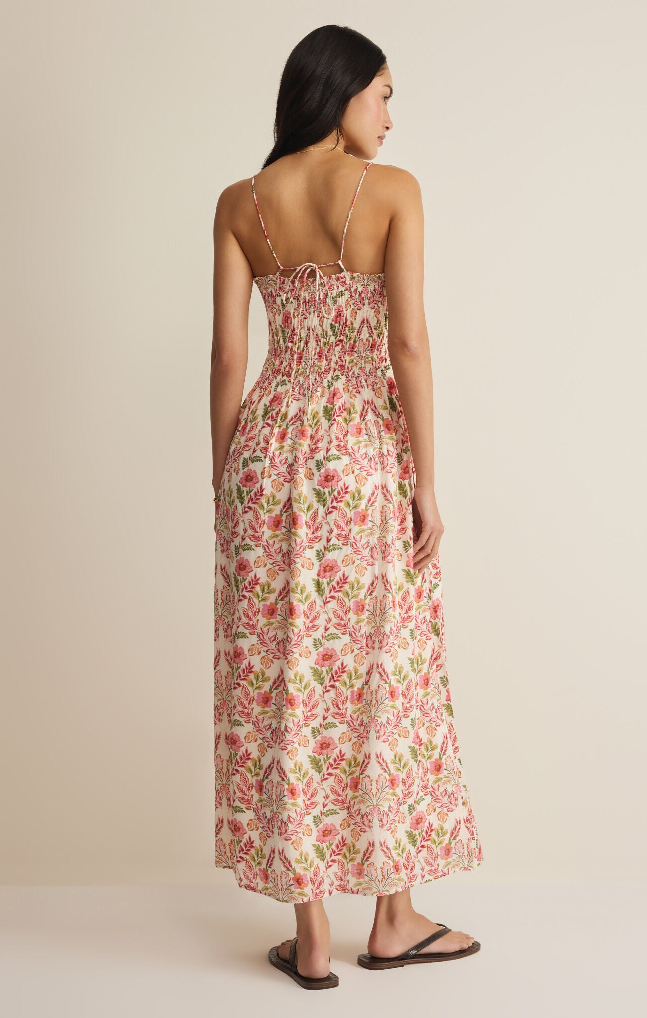 Cornelia Ami Floral Midi Dress