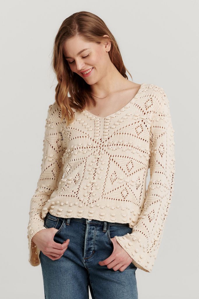 Maxine Crochet Sweater