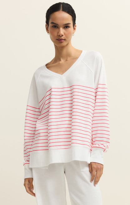 Vneck Striped Weekender