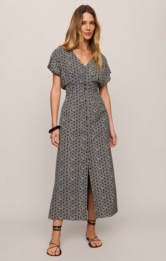 Sana Iris Floral Midi