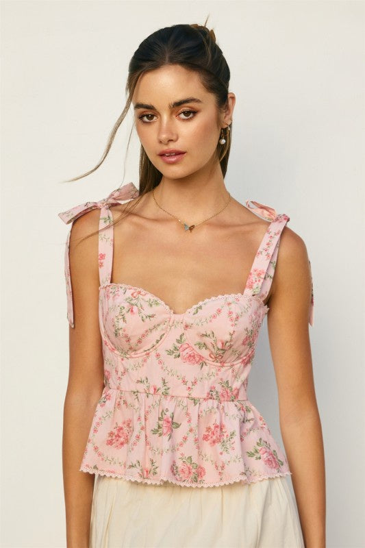 Mary Floral Tank