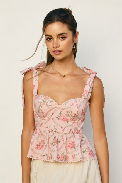 Mary Floral Tank