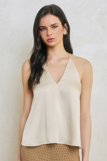 Raquel Satin Tank