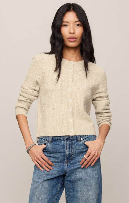 Medina Pointelle Cardigan