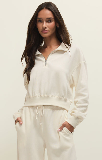 Downtown Half Zip Sweatshirt