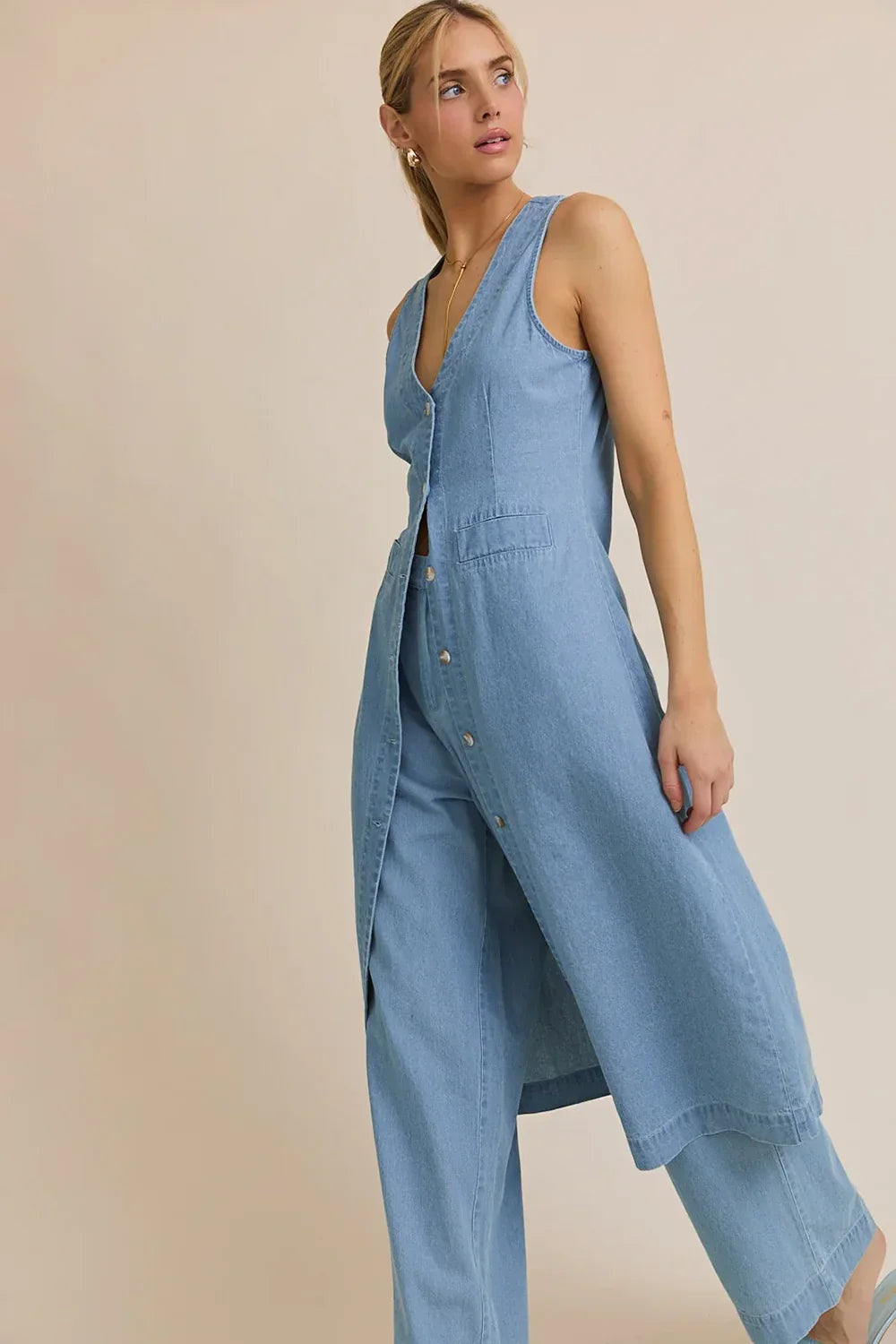 Laile Denim Top