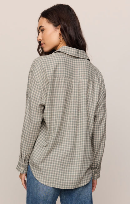 River Plaid Button Up