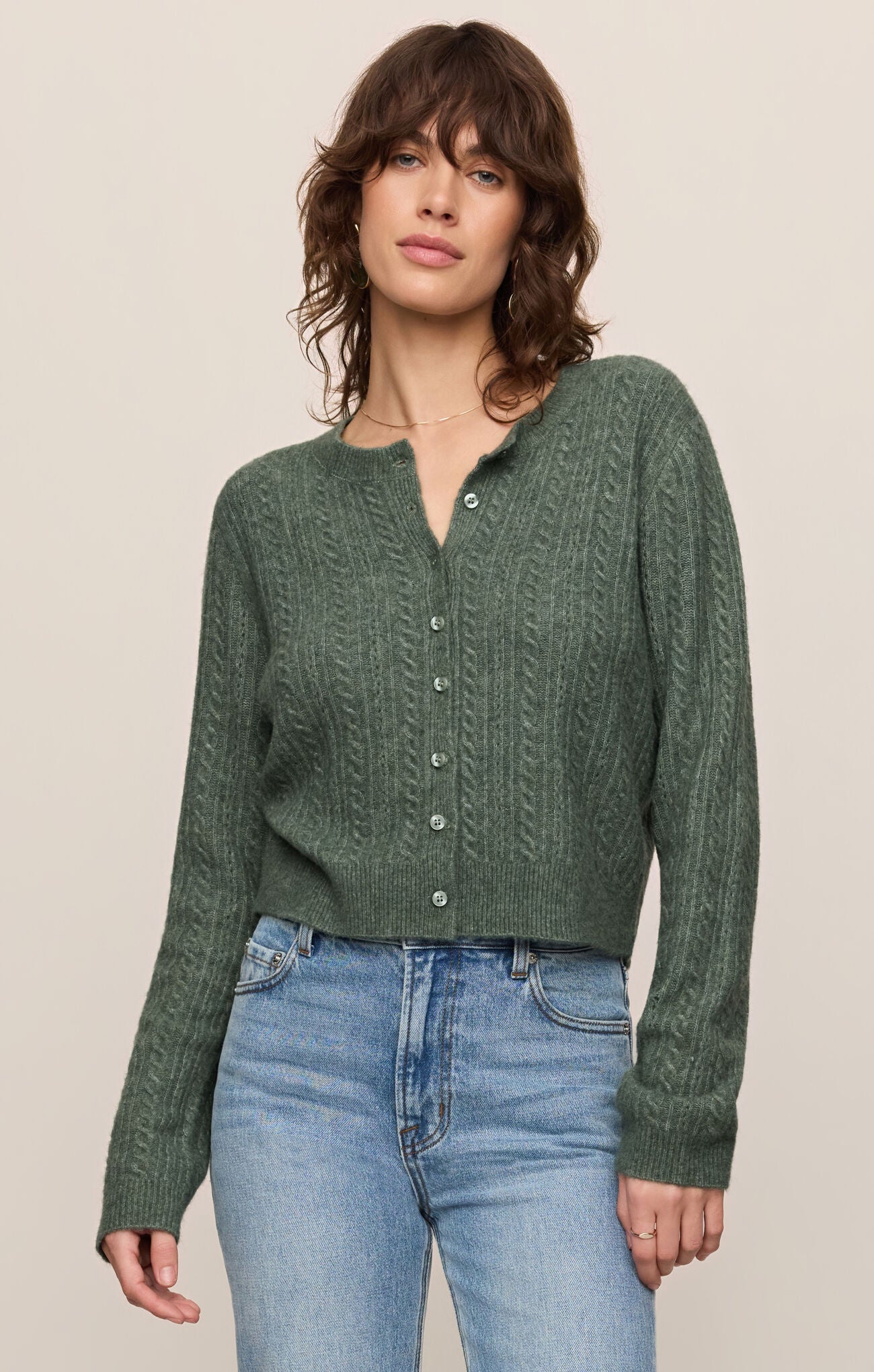 Medina Pointelle Cardigan