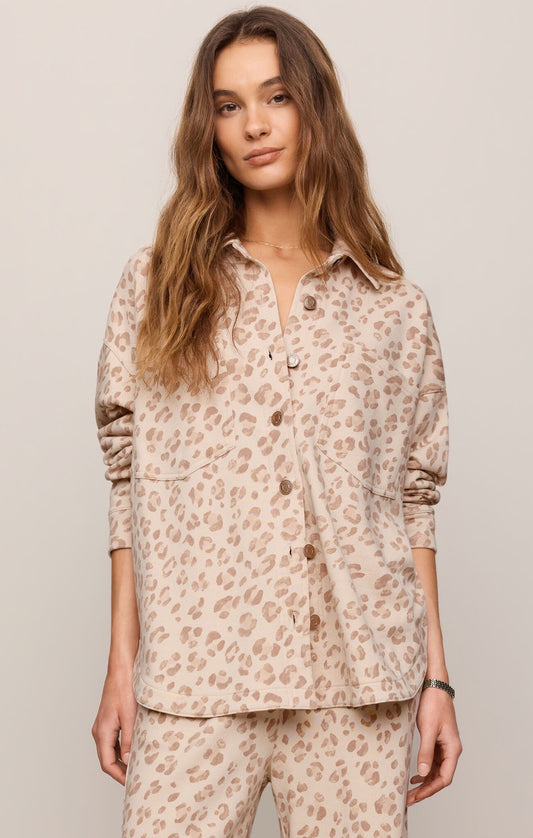 All Day Knit Leopard Jacket