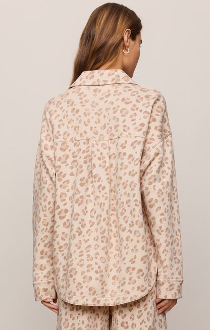 All Day Knit Leopard Jacket